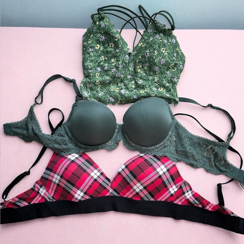 ✅ Victoria’s Secret Lot of Bra/Bralette, 34B/XS - Picture 8 of 8